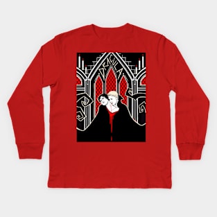 Hannibal x Dracula AU Kids Long Sleeve T-Shirt